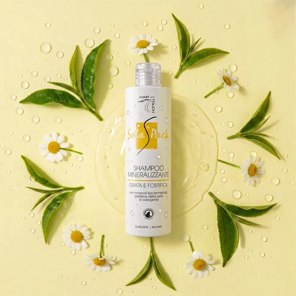 shampoo mineralizzante minerali bio fermentati proteine della seta collagene 300 ambiente_risultato
